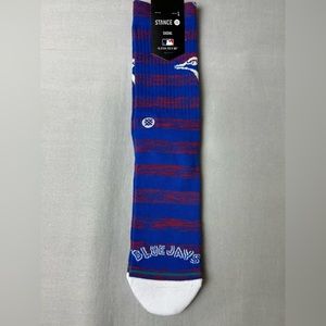 Blue Jays Socks NFL Men’s Size L 9-13  Twist Crew